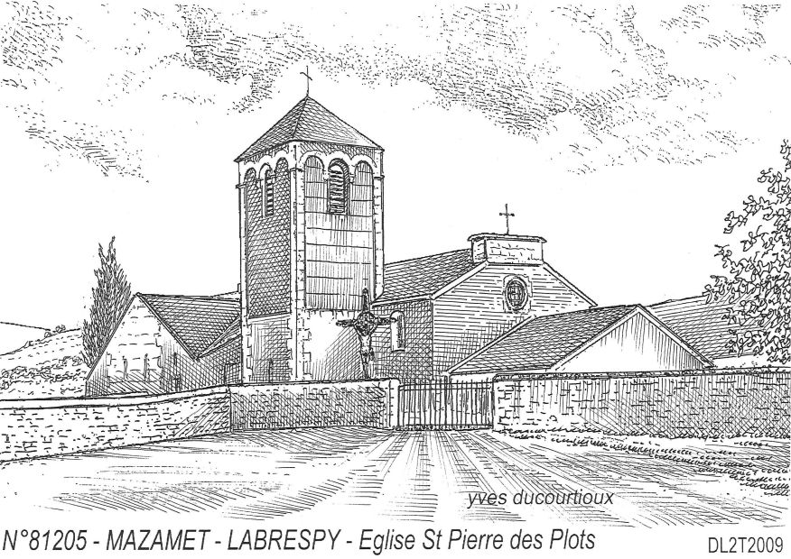 N 81205 - MAZAMET LABRESPY - glise st pierre des plots